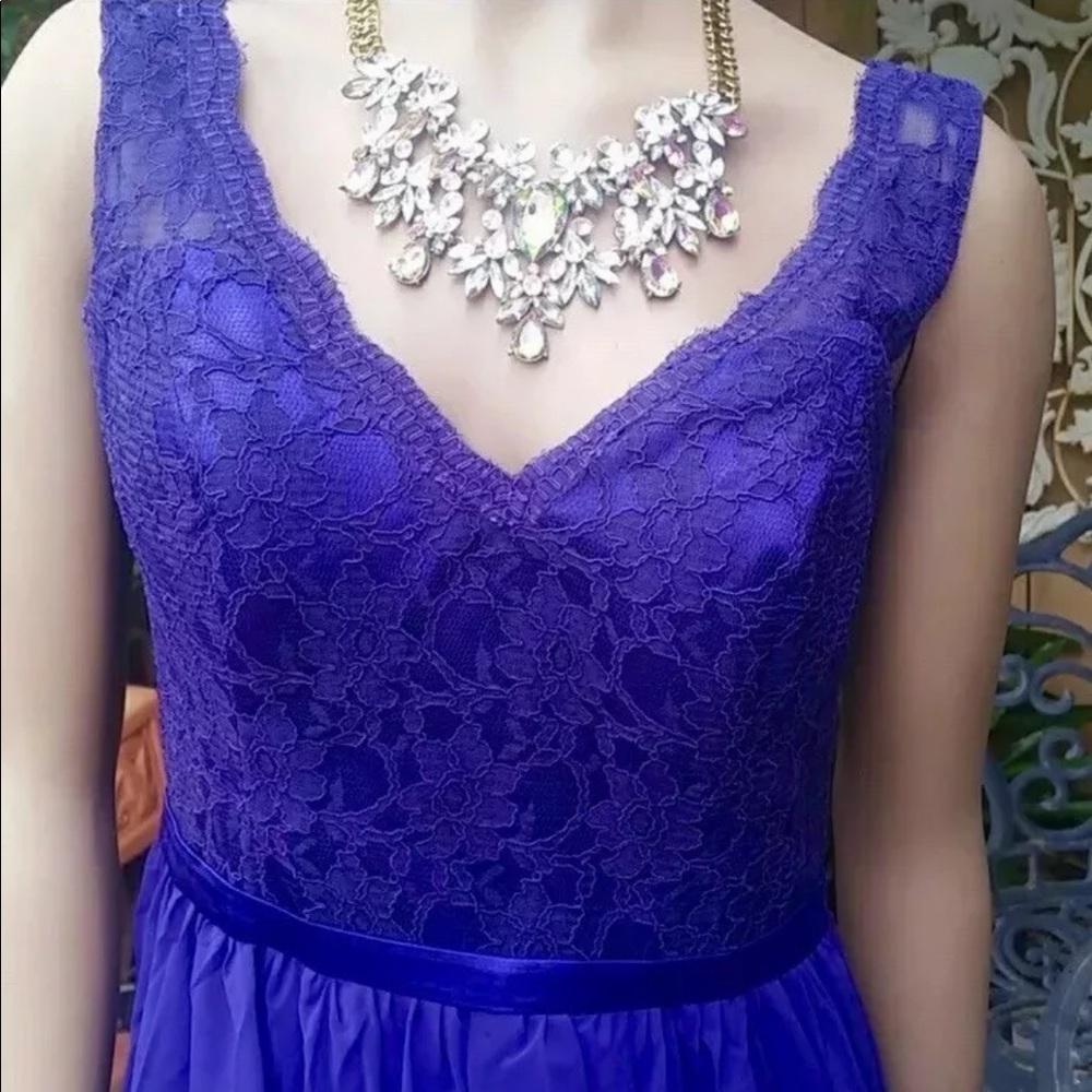 Beautiful Formal Lace Dress 💜 Sz Small (4 1/2)